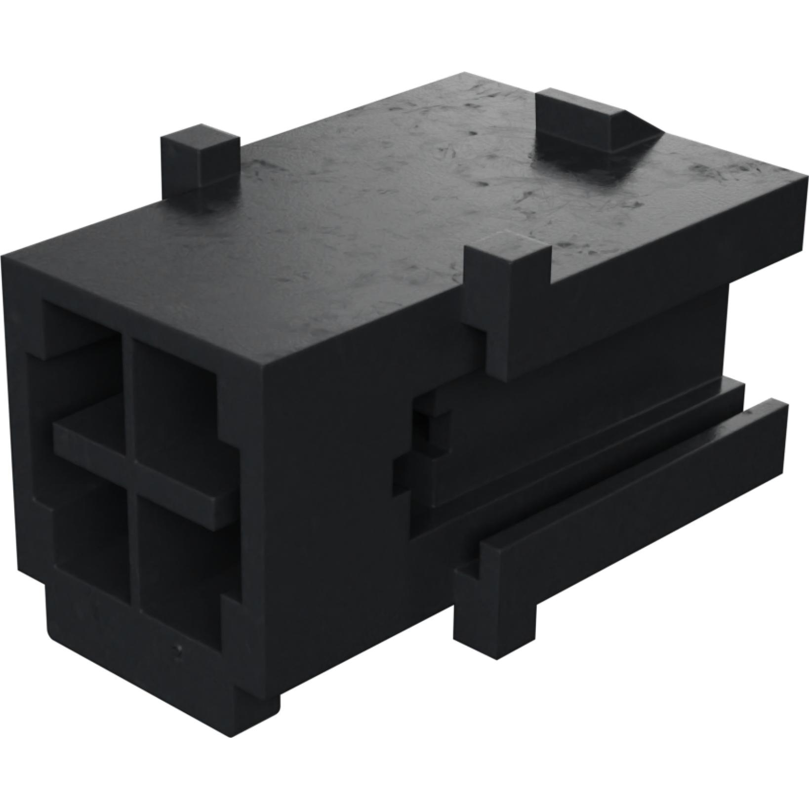 Molex-15976041 Einzeladersteckverbinder, Gehäuse Conn Housing M 4 POS 4.2mm Crimp ST Cable Mount Mini-Fit® TPA Bag