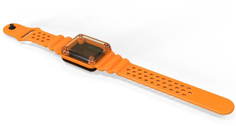Serpac Electronic Enclosures-BW24A-CLBK-AS-NO Kästen, Gehäuse und Gestelle Black Polycarbonate Wrist Enclosure with Neon Orange Band <h4><strong>CALIFORNIA PROPOSITION</strong> ⚠️<strong>65 WARNING</strong>⚠️</h4>