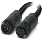 PHOENIX CONTACT-1417151 Andere Kabelbaugruppen Cable Assembly, 4-position, PVC, black, Plug straight 7/8-16UNF, on Socket straight 7/8-16UNF, Cable length 1 m
