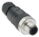 Belden-RSC 4/9 Connettore circolare Conn M12 Circular PIN 4 POS Screw ST Cable Mount 4 Terminal 1 Port