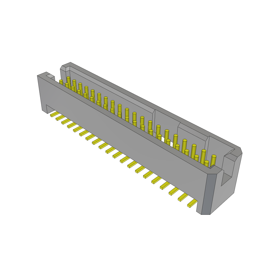 Samtec-TFML-120-02-H-D Steckverbinderleisten und Leiterplattenbuchsen Conn Shrouded Header (4 Sides) HDR 40 POS 1.27mm Solder ST Top Entry SMD TIGER EYE™ Tube