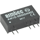 Aimtec-AM1D-0524DH40Z 直流-直流转换器和开关式调节器模块 Module DC-DC 5VIN 2-OUT 24V/-24V -0.02A/0.02A 1W 5-Pin SIP Bulk