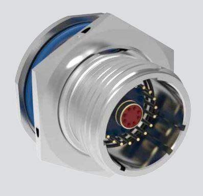 Glenair-806-039-ME10E-1SA Steckverbinder, rund Conn Circular SKT 1 POS Solder ST Jam Nut 1 Terminal 1 Port