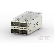 TE Connectivity-2308171-4 Steckverbinder, Telefon und Telekommunikation ZQSFP+ CAGE CONN 2X2, EMI SPRING, BTB
