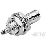 TE Connectivity-1-1337480-0 Conector RF Conn SMB 0Hz to 4GHz 50Ohm Crimp ST Panel Mount RCP Gold Tray