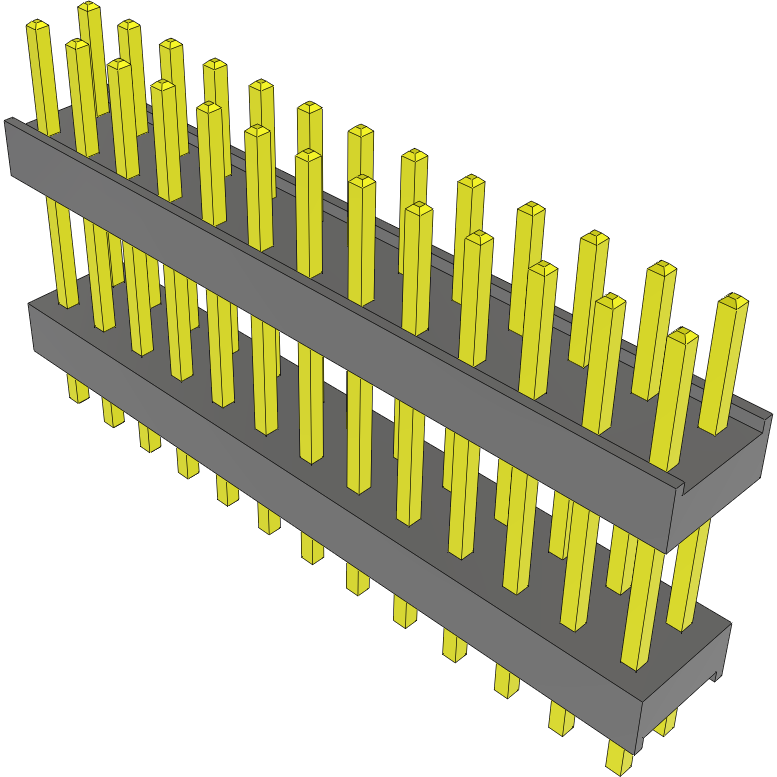 Samtec-DW-13-09-L-D-450 Steckverbinderleisten und Leiterplattenbuchsen Conn Board Stacker HDR 26 POS 2.54mm Solder ST Top Entry Thru-Hole Bulk