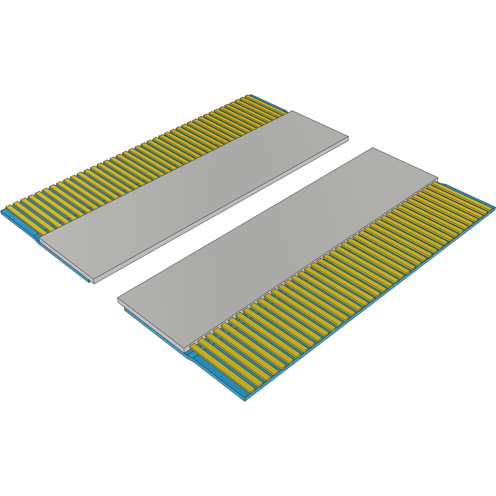 Samtec-FJH-40-D-40.00-4 Flachband Kabelbaugruppen Cable Assembly 1.01m 0.5mm 40 to 40 POS FFC to FFC Bulk