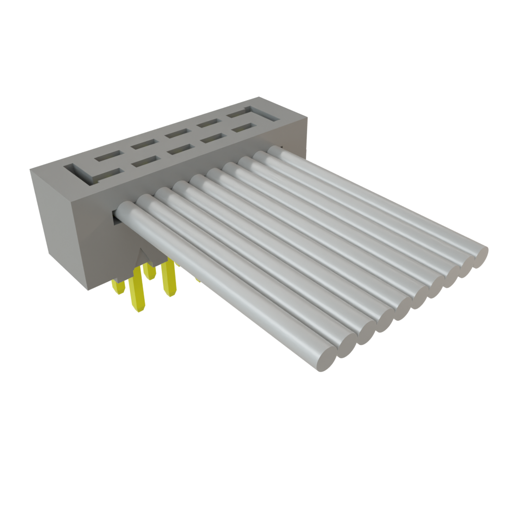 Samtec-TCMD-05-S-12.00-01 Flachband Kabelbaugruppen Cable Assembly 0.304m 28AWG 1mm 10 POS IDC Connector M TIGER EYE™ Clamshell