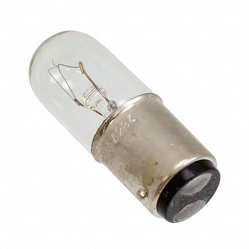 Visual Communications-8-A234 Lampe T-6 Double Contact Bayonet Base Clear Incandescent Lamp 1500 Hours
