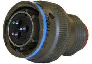 Deutsch Group-AFD57-14-15SW-6140 Connector Circular Conn Circular SKT 15 POS Crimp ST Cable Mount 15 Terminal 1 Port