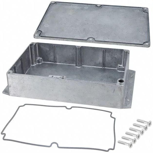 Bud Industries-AN-2857-A Cajas, compartimentos y anaqueles Natural Die Cast Aluminum Enclosure