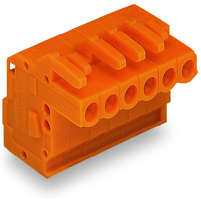 WAGO-232-321/026-000 Steckverbinder, Klemmenblöcke Conn PC Terminal Block F 21 POS 5.08mm Spring Clamp ST Cable Mount 15A Box