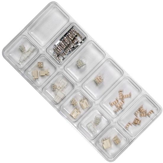 TE Connectivity-2110837-2 Kit componenti Vertical Header, Plug and Double Lock Plate Kit