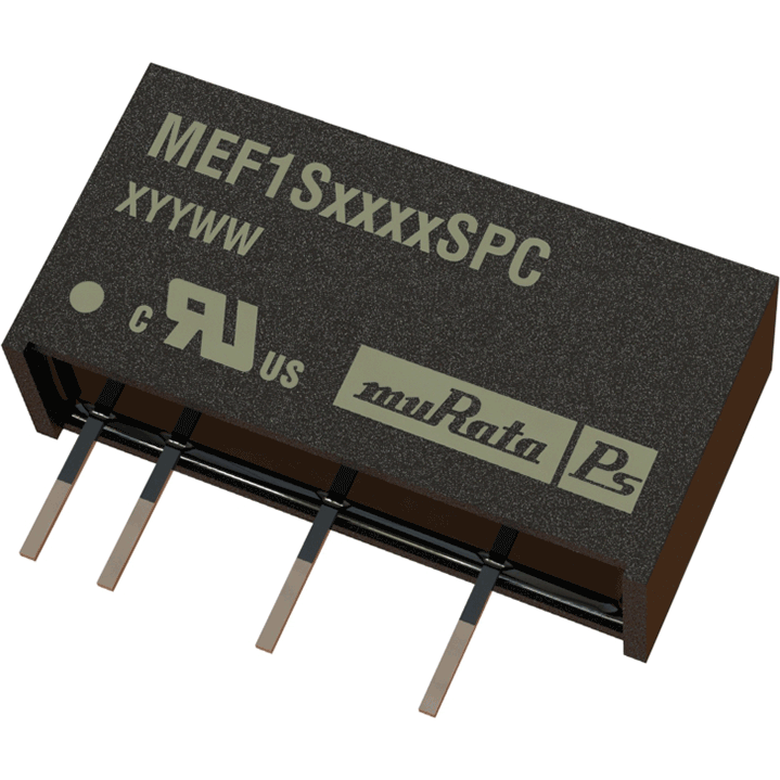 Murata Power Solutions-MEF1S0305SPC DC/DC-Wandler und Spannungsreglermodul Module DC-DC 3.3VIN 1-OUT 5V 0.2A 1W 4-Pin SIP Module