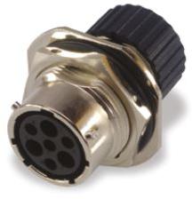 ITT Cannon-TNM7S14-0304S1L Connector Circular Conn Circular SKT 7 POS Jam Nut 7 Terminal 1 Port Single