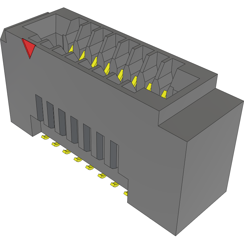 Samtec-MECF-08-01-L-DV-NP-WT Steckverbinder, Kartenrand Conn Card Edge SKT 16 POS 1.27mm Solder ST SMD PCI Express® Tube