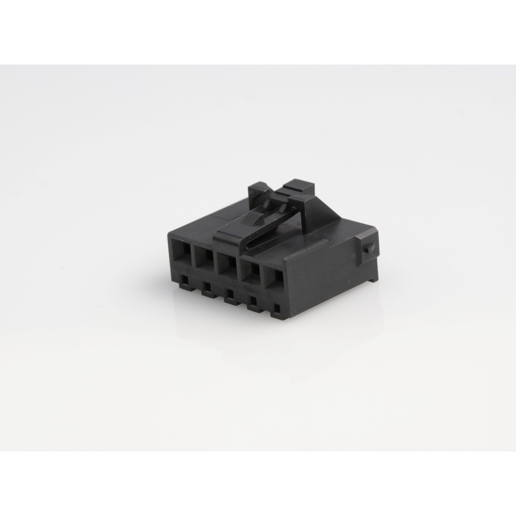 Molex-2074580005 Einzeladersteckverbinder, Gehäuse Conn Housing RCP 5 POS 3.96mm Crimp ST Cable Mount Black Bag