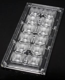 LEDIL OY-CS16188_HB-IP-2X6-O-PC Optische Linsen Rectangular Optical Lens Clear Polycarbonate Screw/Pin Box