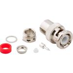 Conn BNC 0Hz to 4GHz 50Ohm Solder ST Cable Mount M Nickel