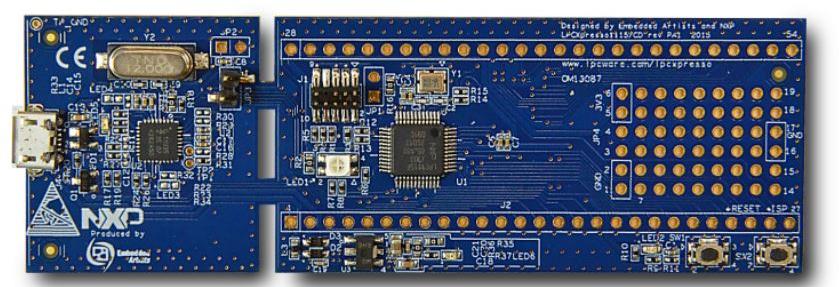 NXP Semiconductors-OM13087UL Sistema integrato, schede e kit di sviluppo OM13087UL NXP Semiconductors LPC1115 Microcontroller Development Board - Arrow.com
