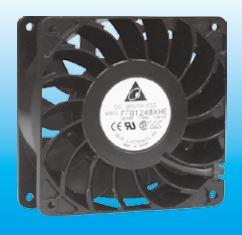 Delta Electronics-FFB1224SHE Sopladores y ventiladores DC Fan Axial Ball Bearing 24V 14V to 26.4V 170.92CFM 56.5dB 120 X 120 X 38mm
