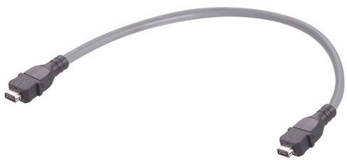 HARTING-33483232A21003 Andere Kabelbaugruppen Cable Assembly Round Copper Cable 0.21m 26AWG IX Industrial Type B to IX Industrial Type B 10 to 10 POS M-M IDT-IDT