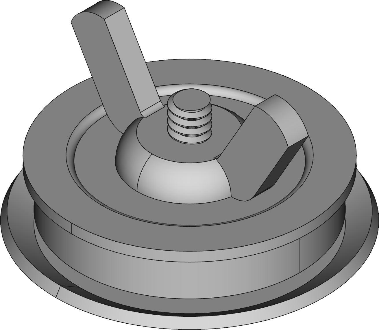 Hammond Manufacturing-HP75SS Schalterzubehör Switch Access Rectangular Panel Plug Push Button Switch