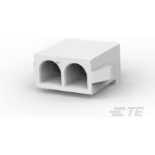 TE Connectivity-643411-1 Steckverbinderleisten und Leiterplattenbuchsen Conn Wire to Board HDR 2Power POS 6.35mm Solder ST Top Entry Thru-Hole Bag