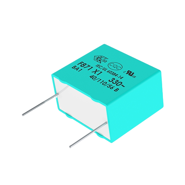 KEMET Corporation-F871AK183M330C Kondensator, Kunststofffilm Cap Film Suppression X1 0.018uF 800VDC/330VAC PP 20%( 13 X 5 X 11mm) Radial Plastic Rectangular Can 10mm 110°C Bag