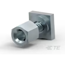 TE Connectivity-5207952-3 Connector Accessories Connector Accessories Female Screw Lock Assembly Kit Straight Steel Clear Chromate Over Zinc Bag