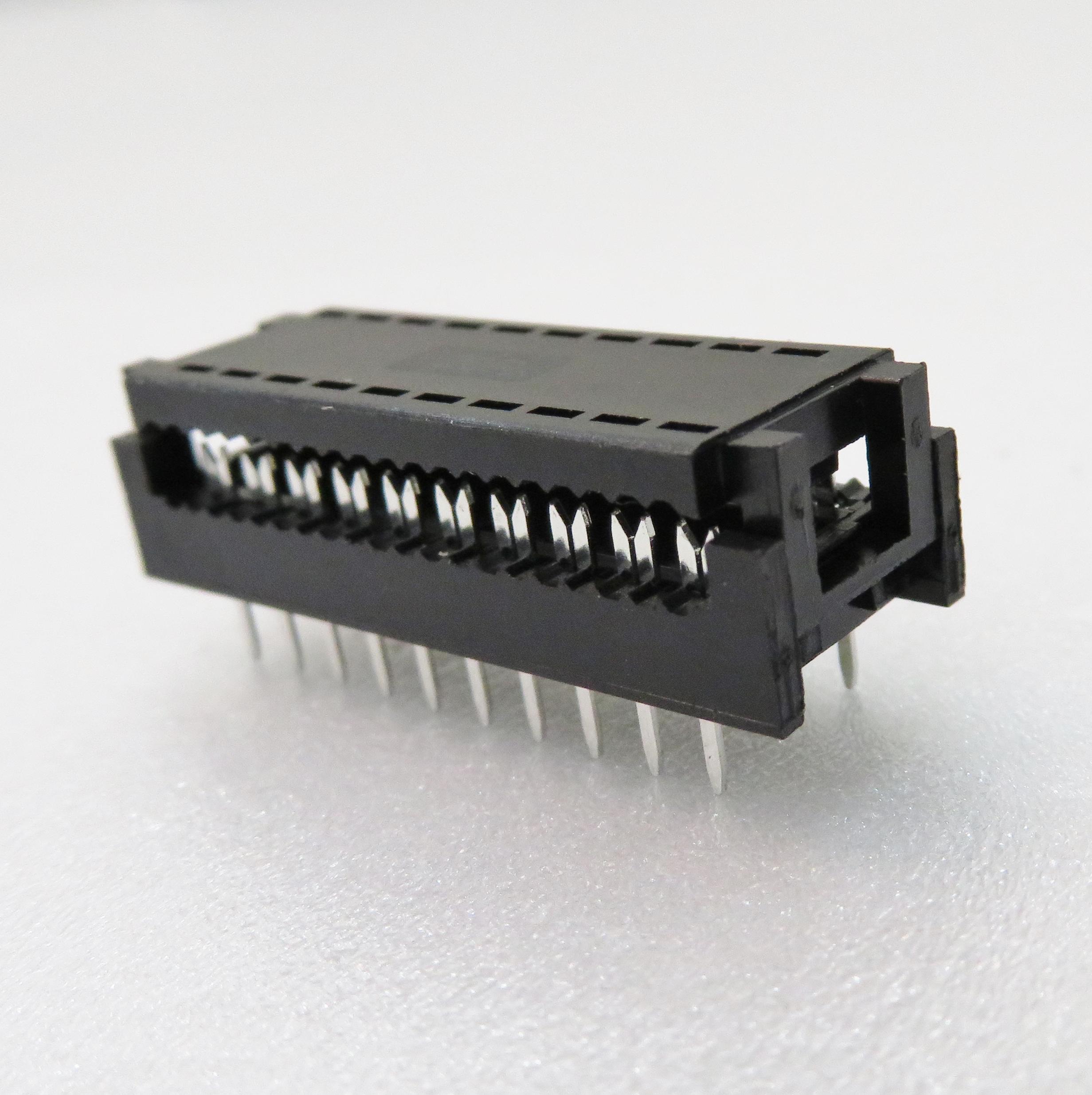 ADAM TECH-FDP-334-T Cabezales del conector y receptáculos PCB Conn IDC Connector HDR 34 POS 2.54mm Solder RA Thru-Hole