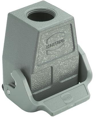 HARTING-19300060756 Schrumpfbalgenadapter Hood 180° 6B Shell Size Powder Die Cast Aluminum Single Lock Han®