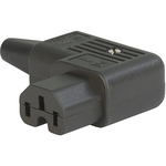 Conn Power PL 3 POS RA Cable Mount 3 Terminal 1 Port Box