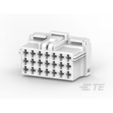 TE Connectivity-7-968975-1 Einzeladersteckverbinder, Gehäuse Conn Housing RCP 21 POS 5mm Crimp ST Cable Mount Natural Carton