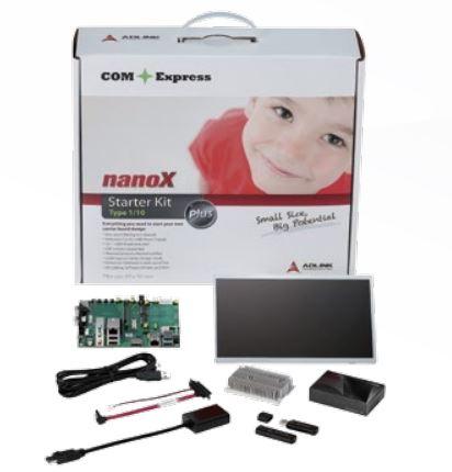 ADLINK Technology, Inc-NANOX STARTER KIT PLUS Eingebettete Systementwicklungsboards und -kits COM EXPRESS Application Processor and SOC Starter Kit