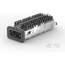 TE Connectivity-2170754-2 Accessoires de raccordement Connector Accessories Cage/Heat Sink Assembly Right Angle Nickel Silver Box/Tray