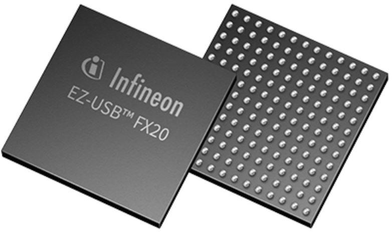 Infineon Technologies AG-CYUSB4022FCAXIXQMA1 USB-Schnittstellenschaltkreise Super Speed USB Controller USB 3.2 1.8V/3.3V Tray 169-Pin FBGA