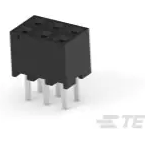 TE Connectivity-2-1734506-6 连接器插头及 PCB 插座 Conn Socket Strip SKT 6 POS 2mm Solder ST Thru-Hole Box