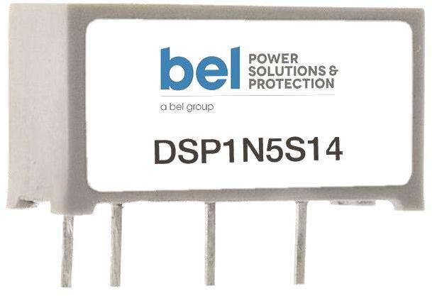 Bel Power Solutions-DSP1N5S12 Convertidor de CC a CC y módulo del regulador de conmutación Module DC-DC 1-OUT 12V 0.08A 1W 4-Pin SIP