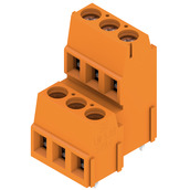 Weidmuller-1768860000 Steckverbinder, Klemmenblöcke Conn PCB Terminal Block 6 POS 2.54mm Solder ST Thru-Hole 15A Box