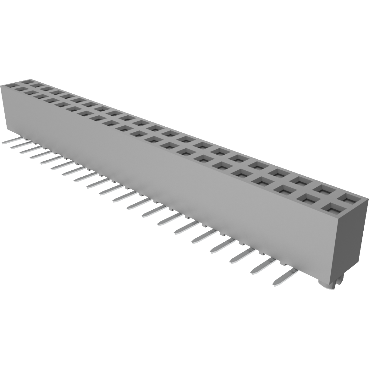 Amphenol Communications Solutions-91615-320LF Cabezales del conector y receptáculos PCB Dubox® 2.54mm, Board to Board Connector, PCB Mounted Receptacle, Vertical, Surface Mount, Dual Entry, Double row , 40 Positions, 2.54mm (0.100in) Pitch
