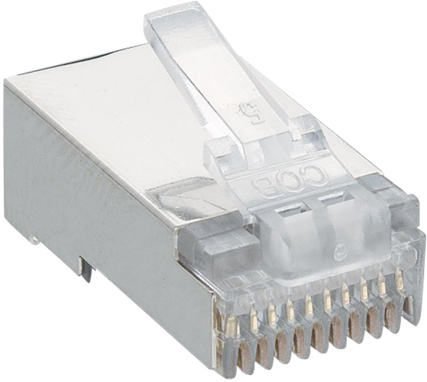 Lumberg-P 303 S Steckverbinder, Telefon und Telekommunikation Conn Modular Plug PL 10 POS ST Cable Mount 10 Terminal 1 Port Bulk