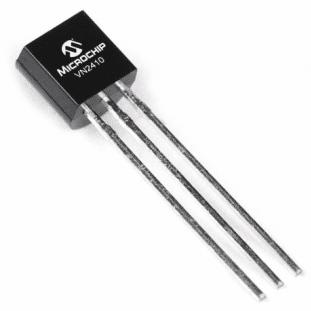 Microchip Technology-VN2410L-G-P013 MOSFETs Trans MOSFET N-CH Si 240V 0.19A 3-Pin TO-92 Ammo