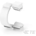 TE Connectivity-1740261-1 Connector Accessories Connector Accessories Ring Clip Straight White Box