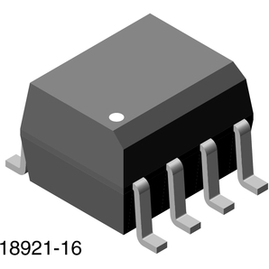 Vishay-SFH6755T Fotoacopladores de salida lógica Optocoupler Logic-Out Open Drain DC-IN 2-CH 8-Pin SOIC N T/R