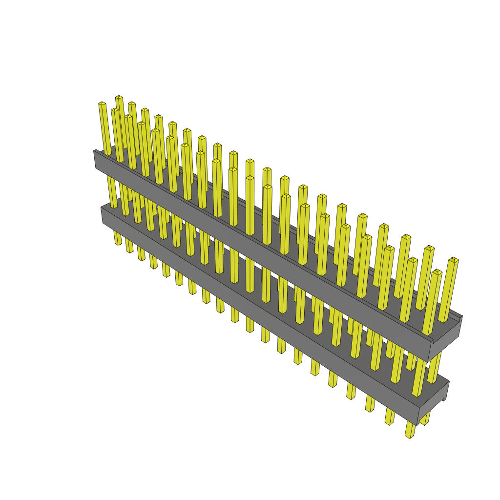 Samtec-ZW-20-10-S-D-430-140 Steckverbinderleisten und Leiterplattenbuchsen Conn Board Stacker HDR 40 POS 2.54mm Solder ST Top Entry Thru-Hole Bulk