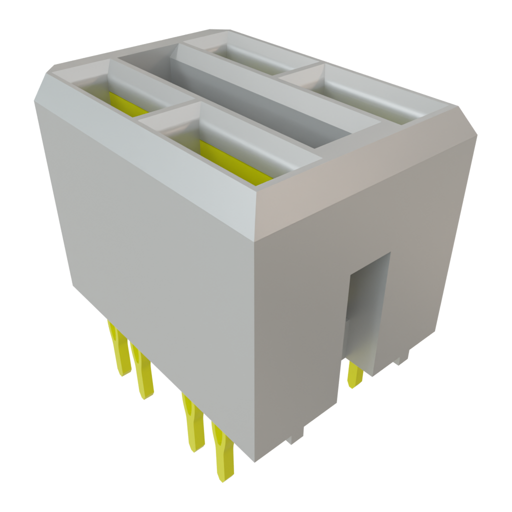 Samtec-EPTS-2-P-D-VT-01 Connector Backplane Conn Backplane F 4 POS 2mm Press Fit ST Thru-Hole ExaMAX® Tube