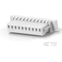 TE Connectivity-1-1470364-0 Einzeladersteckverbinder, Gehäuse Conn Housing RCP 10 POS 2.54mm Crimp ST Cable Mount White Bag