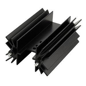 Same Sky (formerly CUI Devices)-HSE-B18508-060H-W Disipador de calor Heat Sink Passive TO-218 Vertical Thru-Hole Aluminum 6063-T5 5.86°C/W Black Anodized