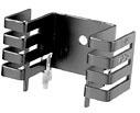 Boyd Corporation-7025B-MTG Dissipateur thermique Heat Sink Passive TO-220 Folded Back Thru-Hole Aluminum 6.8°C/W Black Anodized